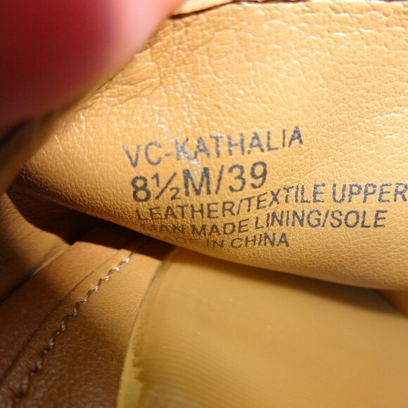 Vince Camuto Kathalia platform sandals size 8.5M, Gold/Copper sequin foot straps - Picture 6 of 16